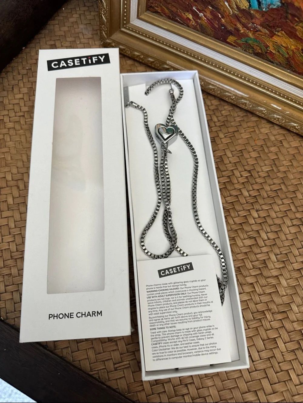 Casetify phone charm